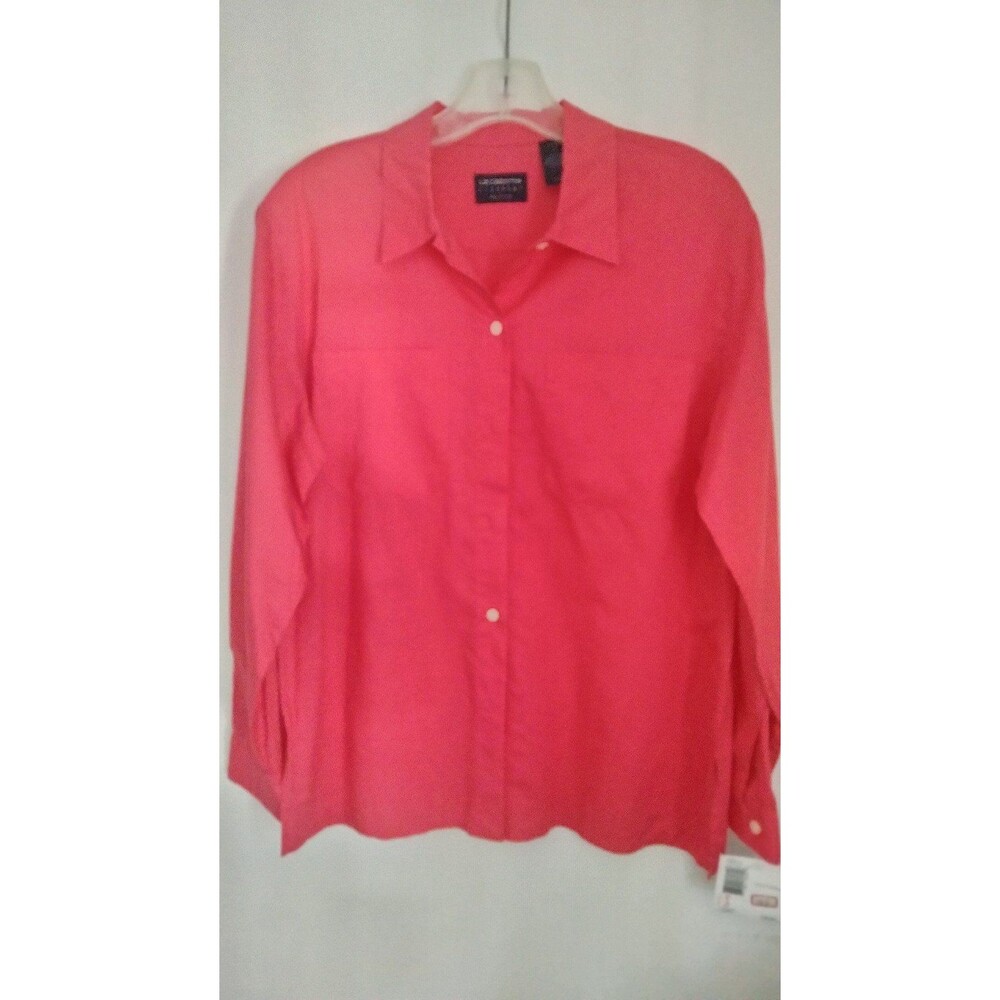 NWT Liz Claiborne Sport Women's Long Sleeve Buttondown Petite Small
